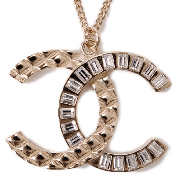 Chanel cocomark rhinestone necklace - Picture 3 of 8
